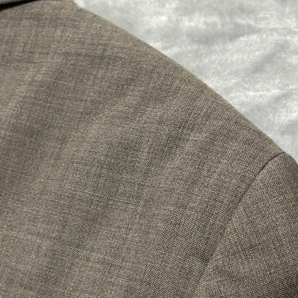 John Varvatos Bedford ST-N-SC Mens Blazer Jacket 42R Wool Tan Brown Two Button